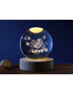 Lampada Sfera Follow Your Heart Cuori iTotal LED 3 Formati 2