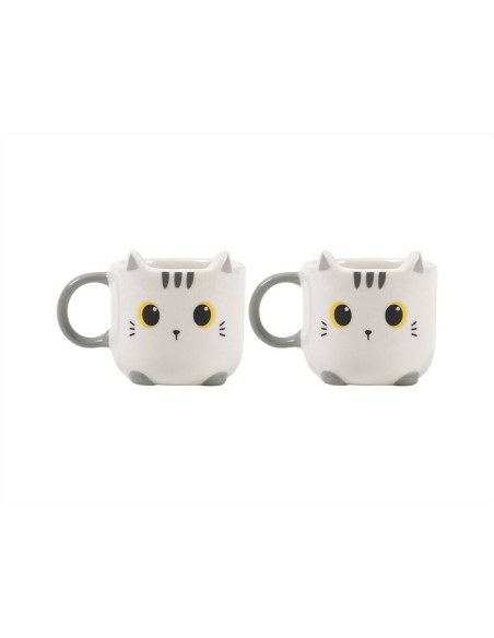 Set 2 Tazzine Espresso Gatto Bianco 🤍 - Sorprese feline per la tua pa
