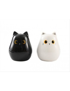 Porta Sale e Pepe Gatto iTOTAL - Set da Tavola 5,5x5,5x7 cm