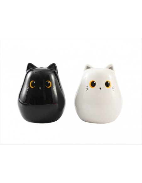 Porta Sale e Pepe Gatto iTOTAL - Set da Tavola 5,5x5,5x7 cm