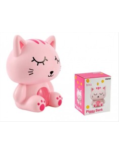 Salvadanaio Grande Gatto Rosa iTotal 27 cm - Idea Regalo