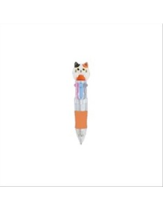 iTOTAL Mini penna 4 in 1 - GATTO ARANCIONE