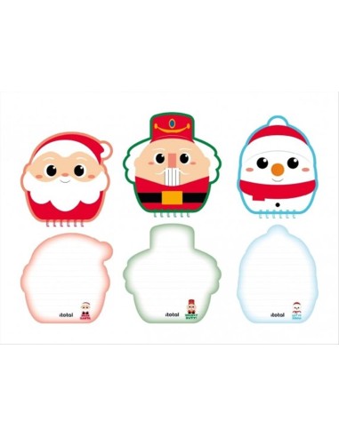 Block Notes XMAS - iTotal - 3 modelli natalizi