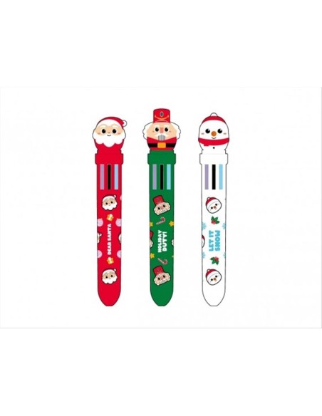 Penna 10 Colori in 1 XMAS iTOTAL - 3 modelli natalizi