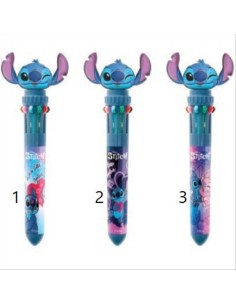 Penna Multicolore 10 in 1 LILO E STITCH 🖊️💙 3 Varianti con Topper Di
