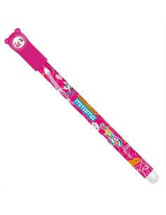 Penna Cancellabile Spinny PARIS Mitama 🗼 | Gel Blu 0,7mm con Animalet