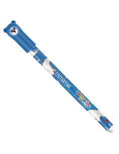 Penna Cancellabile Spinny ORSO Mitama 🐨 | Gel Blu 0,7mm con Animalett
