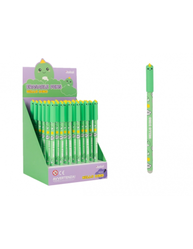 Penna cancellabile con tappo Kawaii - 14 modelli 
