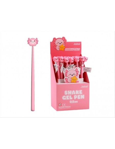 Penna gel flessibile Axolotl iTotal kawaii 21 cm