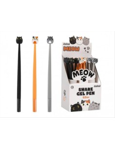 Penna gel flessibile Gatti 3 colori iTotal kawaii