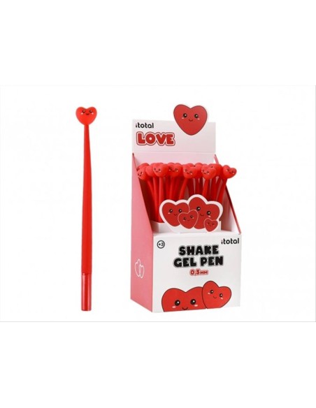 Penna gel flessibile cuore Follow Your Heart iTotal
