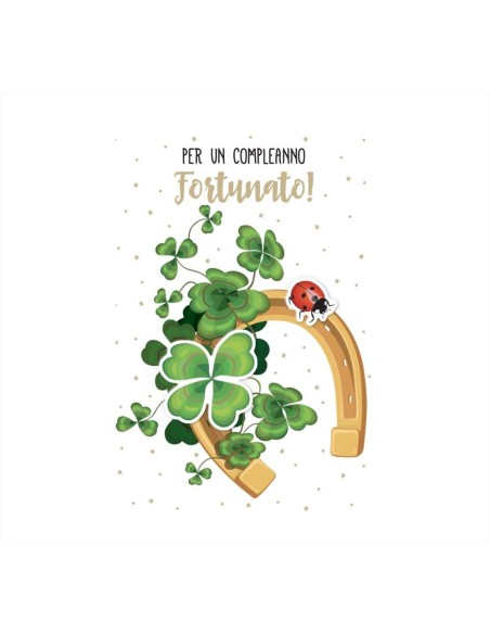 Bigl. Coccinella per un compleanno fortunato