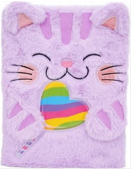 Quaderno da Disegno Gatto con Cuore Sketchbook 21x6x28cm