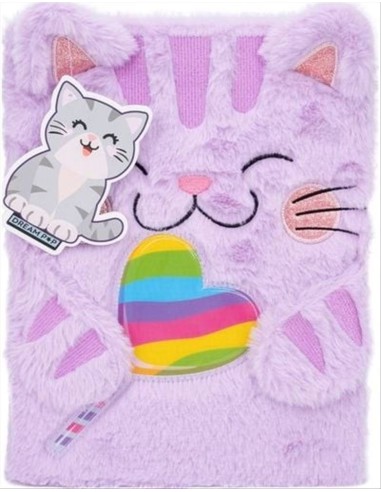 Quaderno da Disegno Gatto con Cuore Sketchbook 21x6x28cm