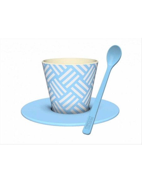 Set Tazzina Espresso Line 90ml con Cucchiaino iTotal