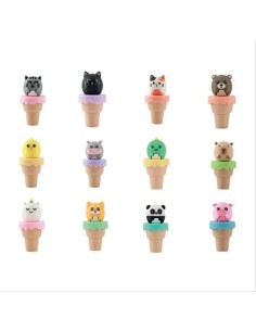 Evidenziatore Cono Gelato Animale Kawaii iTOTAL - 12 Varianti Collezio