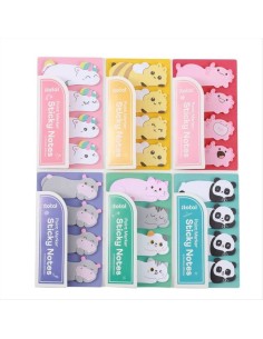 Set sticky tabs animaletti kawaii 6 modelli adesivi