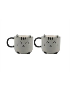Set 2 Tazzine Espresso Gatto Grigio 🐱 - Per una pausa caffè tenera e 